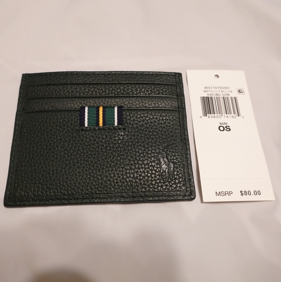 🆕POLO RALPH LAUREN LEATHER 6 CARD SLOT CASE - Picture 5 of 6